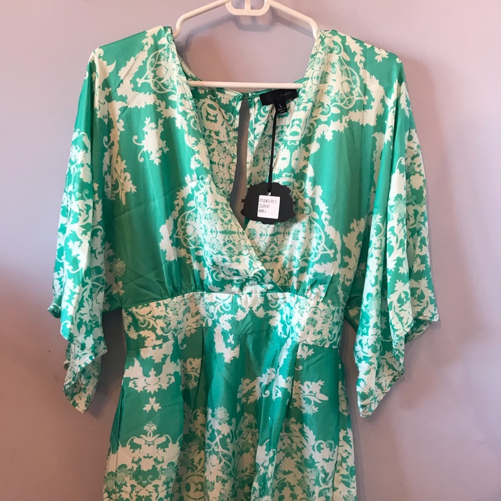 Teal romper
